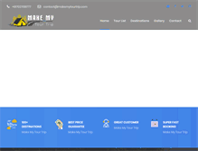 Tablet Screenshot of makemytourtrip.com